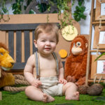 Yannis in de Jungle: Feestelijke fotoshoot voor zijn eerste verjaardag 1 Jungle fotoshoot Yannis